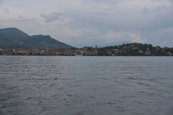 Вид Озеро Маджоре Италия — стоковое фото