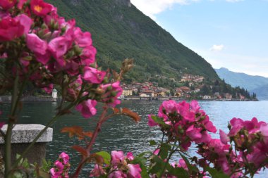 Como gölünün güzel manzarası 
