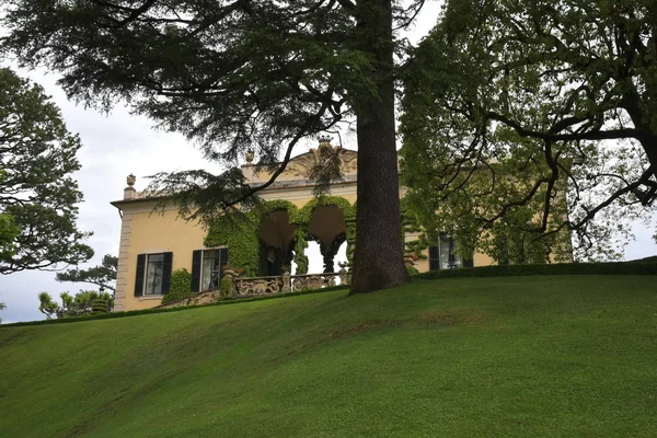 Vista Terraço Villa Del Balbianello — Fotografia de Stock