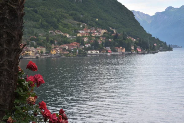 Beau Paysage Lac Côme — Photo