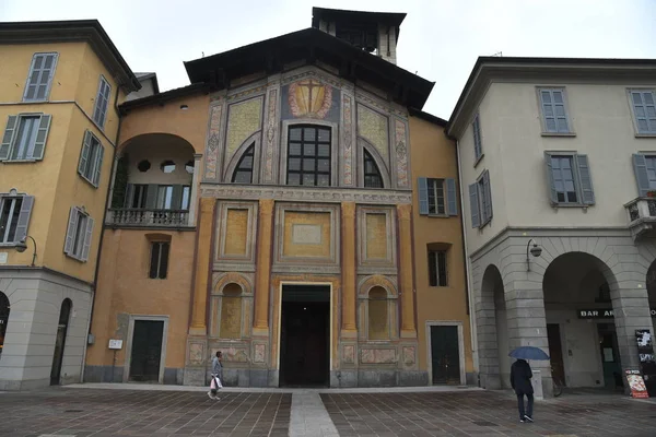 Utsikt Över Den Gamla Gatan Como Italien — Stockfoto