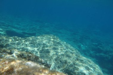 Yunanistan 'ın Kefalonia kentindeki Lagadakia plajı
