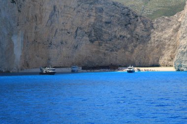 Navagio Plajı (Batık Plajı), Zakynthos Adası, Yunanistan