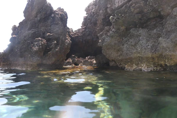 Praia Lagadakia Kefalonia Grécia — Fotografia de Stock