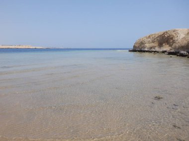 Ras Mohamed Milli Parkı 'nda deniz manzarası