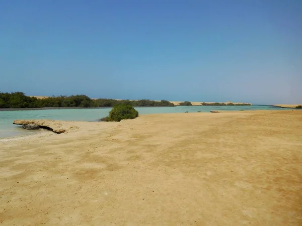 Vista Mar Parque Nacional Ras Mohamed — Foto de Stock