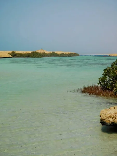Vista Mar Parque Nacional Ras Mohamed — Fotografia de Stock