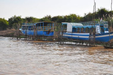 Chong Kneas Yüzen Köyü, Siem Reap, Kamboçya