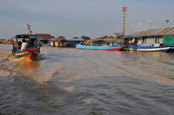 Chong Kneas Floating Village Siem Reap Camboya —  Fotos de Stock