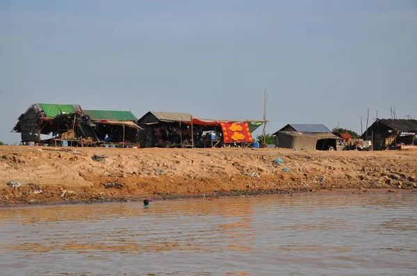 Chong Kneas Floating Village Siem Reap Cambogia — Foto Stock