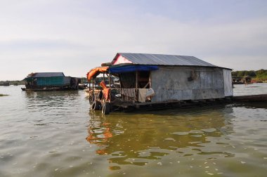 Chong Kneas Yüzen Köyü, Siem Reap, Kamboçya