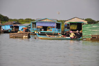 Chong Kneas Yüzen Köyü, Siem Reap, Kamboçya