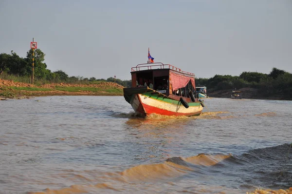 Chong Kneas Floating Village Siem Reap Cambogia — Foto Stock