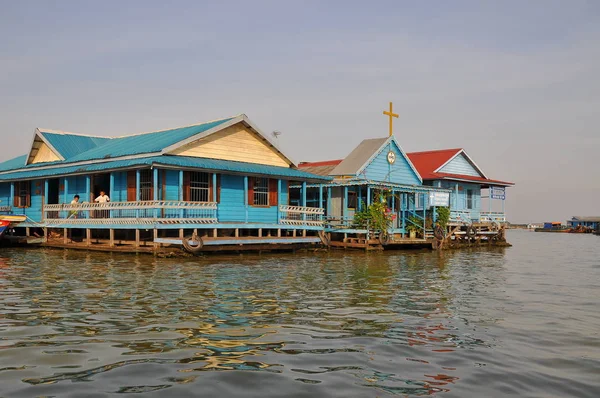 Chong Kneas Yüzen Köyü, Siem Reap, Kamboçya