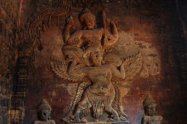 Uitzicht Benteay Srei Temple Cambodja — Stockfoto