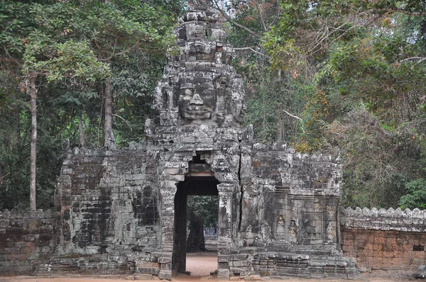 Vista Benteay Srei Temple Camboja — Fotografia de Stock