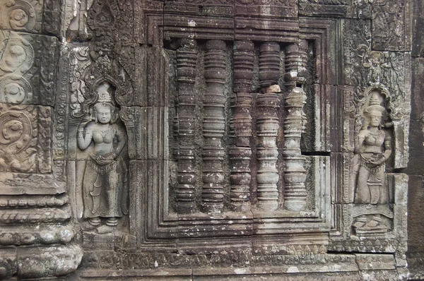 Vista Benteay Srei Temple Camboja — Fotografia de Stock