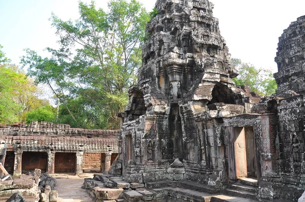 Widok Świątynię Benteay Srei Kambodża — Zdjęcie stockowe