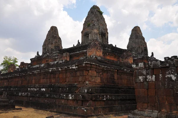 Pohled Zříceninu Chrámu Před Rup Komplexu Angkor Wat — Stock fotografie