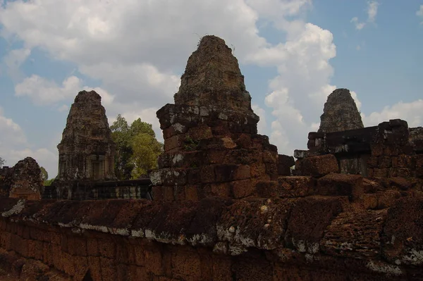 Utsikt Över Pre Rup Tempel Ruiner Vid Angkor Wat Komplex — Stockfoto