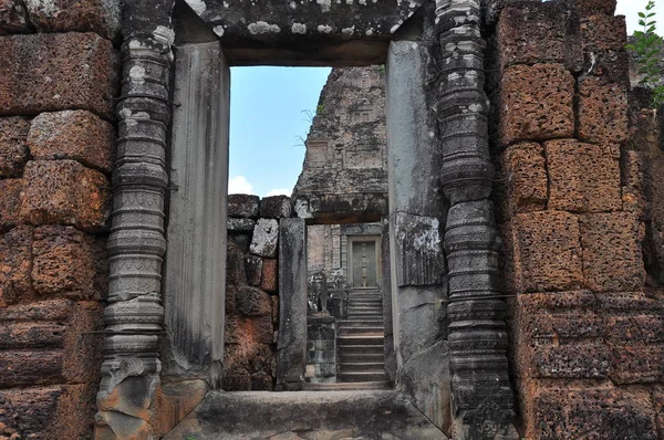 Vista Das Ruínas Templo Pre Rup Complexo Angkor Wat — Fotografia de Stock