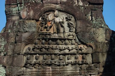 Angkor Wat Unesco 'daki Preah Khan tapınağının manzarası.
