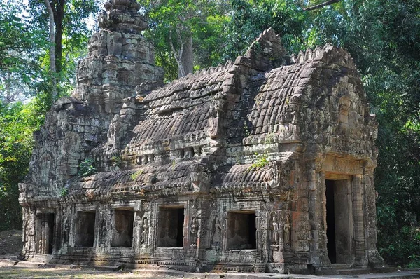 Pohled Chrám Preah Khan Angkor Wat Unesco Dědictví — Stock fotografie