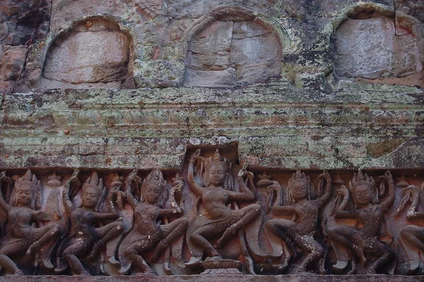 Vista Templo Preah Khan Angkor Wat Património Unesco — Fotografia de Stock
