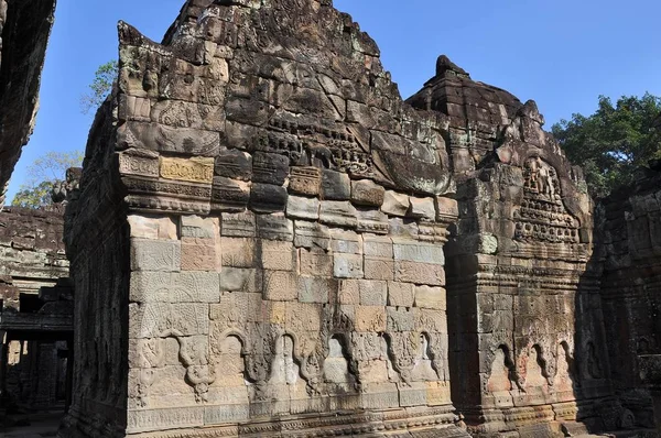 Utsikt Över Preah Khan Templet Angkor Wat Unesco Heritage Plats — Stockfoto