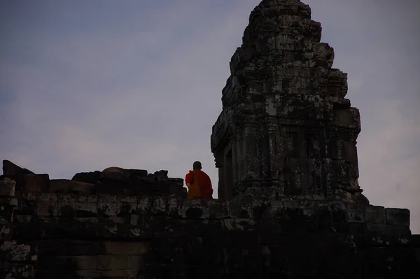 カンボジアのプノンペン バケン寺院の眺め — ストック写真