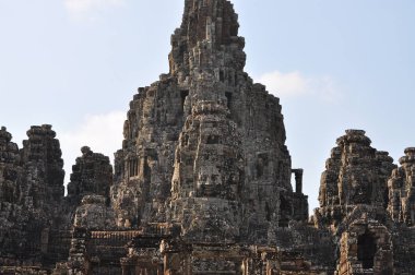 Siem Reap 'teki Bayon Tapınağı manzarası