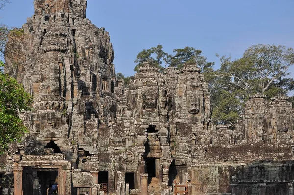 Siem Reap Teki Bayon Tapınağı Manzarası — Stok fotoğraf