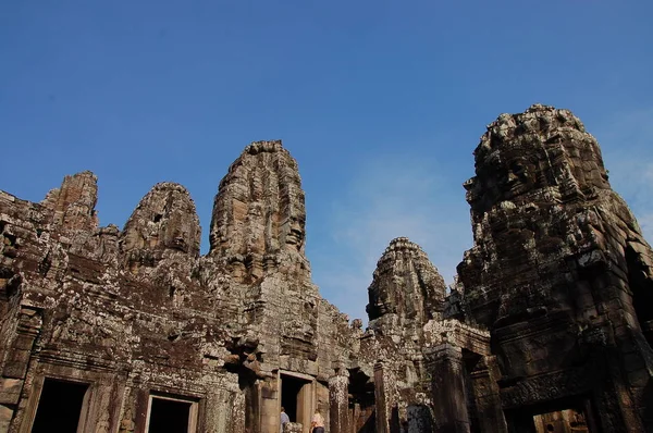 Pohled Chrám Bayon Siem Reap — Stock fotografie