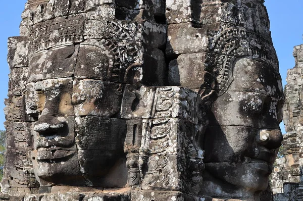 Pohled Chrám Bayon Siem Reap — Stock fotografie