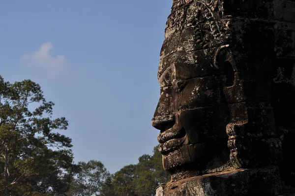 Pohled Chrám Bayon Siem Reap — Stock fotografie