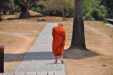 Angkor Wat tapınağını keşfeden keşişler
