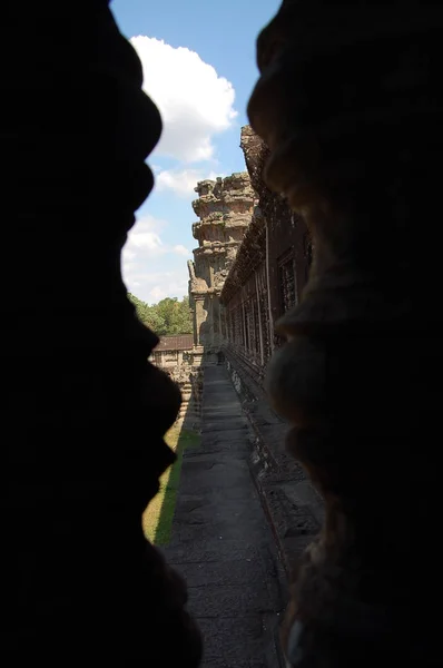 Uitzicht Angkor Wat Tempel Cambodja — Stockfoto