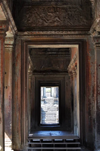 Vista Del Templo Angkor Wat Camboya — Foto de Stock