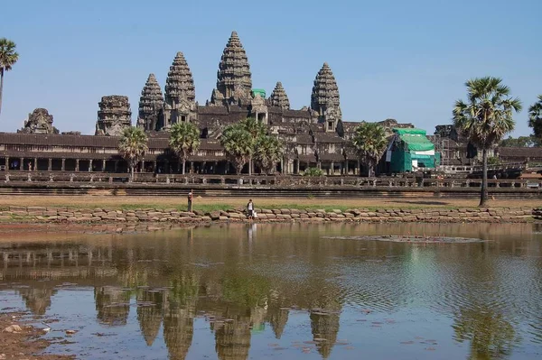 View Angkor Wat Temple Cambodia — Stock Photo, Image