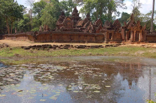 Vista Templo Benteay Srei Siam Reap Camboja — Fotografia de Stock