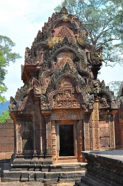 Utsikt Över Benteay Srei Templet Siam Reap Kambodja — Stockfoto