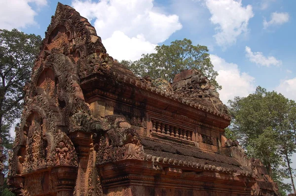 Vista Templo Benteay Srei Siam Reap Camboja — Fotografia de Stock