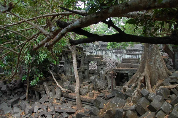柬埔寨Beng Mealea庙宇景观 — 图库照片