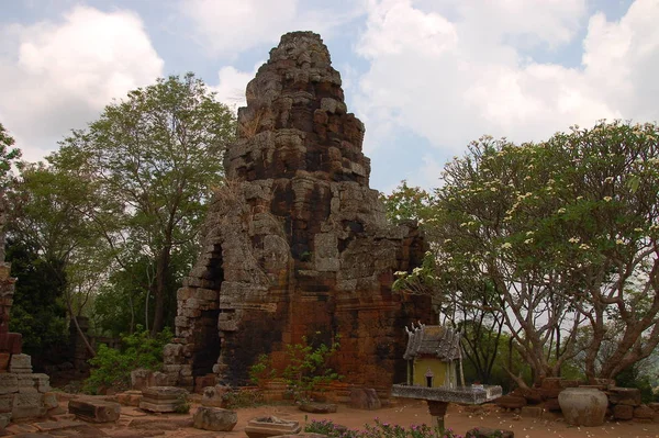 Blick Auf Den Wat Banan Tempel Kambodscha — Stockfoto