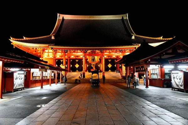 Blick Auf Den Sensoji Tempel Bezirk Asakusa — Stockfoto