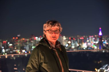 Shibuya bölgesindeki sokak manzarası 