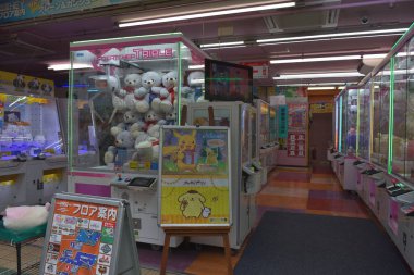 view of the street in Akihabara district, Tokyo 