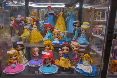 view of the street in Akihabara district, Tokyo 