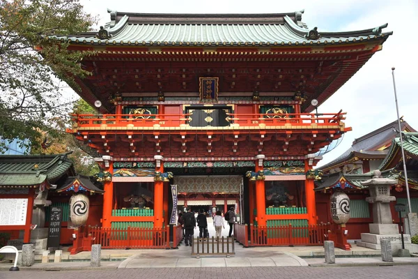 Mensen Kanda Shrine Tokio — Stockfoto