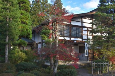 Beautiful autumn scene in Takayama, Japan